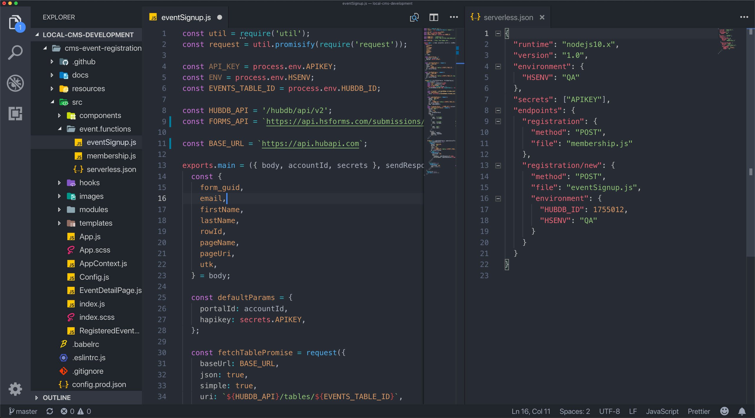 serverless-functions-code-vs-code